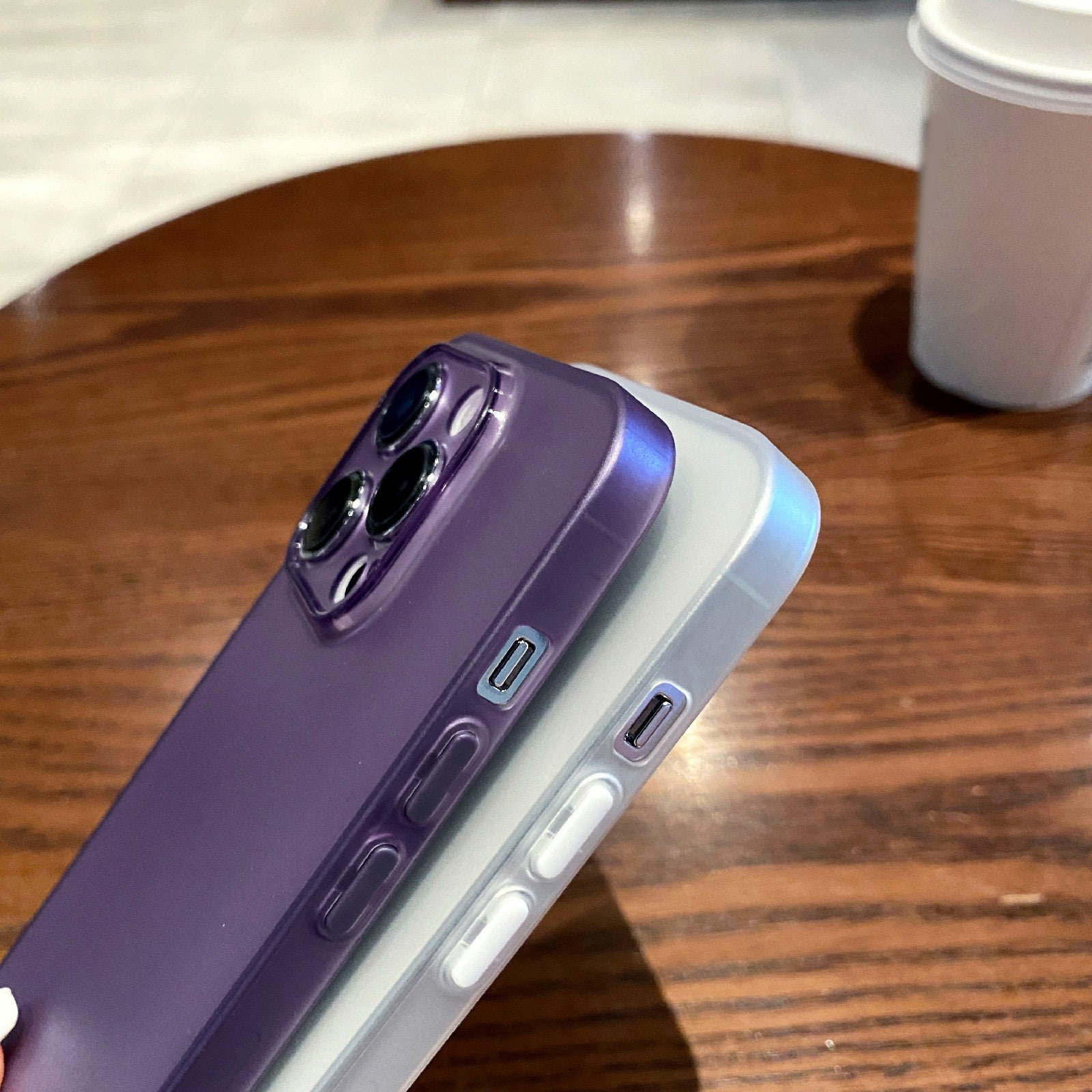 Til iPhone 13 Pro Max 6,7 tommer slankt telefoncover Præcis udskæring mat TPU-cover Til iPhone 13 Pro Max 6,7 tommer slankt telefoncover Præcis udskæring mat TPU-cover